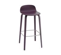 Muuto Taburete Visu 75 cm Dark plum