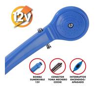 Muvip mv0634 ducha portatil 12v - ultraligera y compacta - control de