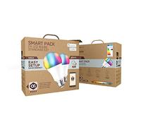 Muvit Bombilla Inteligente Pack 2 Bombillas A60 E27 800lm 9W RGB+CCT D60*H118 Iluminación Inteligente WiFi Controlable Desde App IO Home
