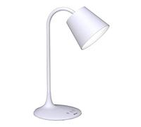 Muvit Lámpara de sobremesa iO WiFi 24 LED 2700–6500K táctil App Alexa Google Siri Blanco