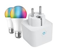 muvit iO Pack Smart: Enchufe Inteligente + 2 bombillas A6 E27 800lm