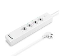 Muvit io regleta inteligente wifi blanca con 4 tomas de corriente y 4