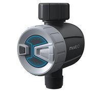 Muvit iO Sistema de Riego Bluetooth Mesh, Controlador de Irrigación Inteligente WiFi, Programación Horaria y Cíclica, Pausa por Lluvia, Hub Enchufe WiFi Incluido, IP54, Compatible Alexa/Google/Siri
