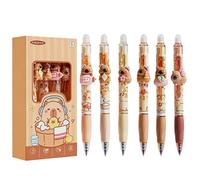 MUYAPAY 6 Piezas 0,5 MM Punta Boligrafos Bolis Gel Borrable Papeleria Material Escolar con Múltiple Motivos Animales para Niño Notas del Diario Uso Escuelas Oficinas Regalos Regreso a Clases(Estilo 3)