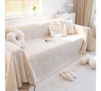 MXCZFC Mantas grandes para sofás de 3 plazas, antideslizantes, extra grandes para sofá de 4 plazas con borlas, manta para sofá, sillón y cama