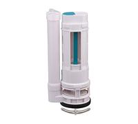 Mxfans Cisterna de inodoro ABS de color blanco, válvula de botón de descarga doble, buen sellado, 9.8 pulgadas de altura