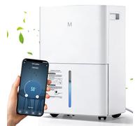 Mxmoonant Deshumidificador 15L/día, App + panel control humedad
