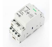 MXXDMOPD Contactor CA Modular doméstico de 4 Polos con riel DIN, 16 A/20 A/25 A, 220 V/230 V, 50/60 Hz, 3 NA, 1 NC, 2(20a 4nc)