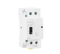 MXXDMOPD Contactor CA Modular for Carril DIN, 2 Polos, 63 A, NA o NC, 220 V, 230, Control Manual(2P 63A 2N0 220V)