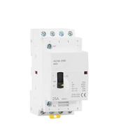 MXXDMOPD Contactor Modular de CA for Uso doméstico, HCH8-25M, 4P, 16A, 20A, 25A, 24V, 110V, 220V, con Interruptor Control Manual, 4NO, 2NO, 2NC o 4NC(4P 25A 2NO2NC 230V)
