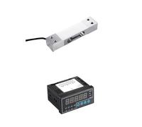 MXXDMOPD Sensor de celda Carga con Pantalla indicadora Estructura viga pesaje compresión y tensión 6KG 10KG 20KG 40KG 80KG(40KG and Indicator)