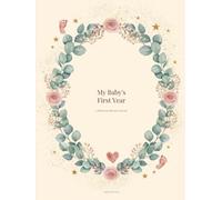 My Baby's First Year - A Milestone Memory Journal: Capture Every Smile, Laugh, and First Step - 32 Guided Milestone Pages, Monthly Photo Pages, Firsts Checklist, and Letters to Your Baby