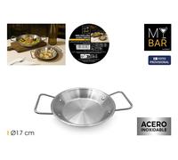 My Bar Paellera Mini Servir Acero 17cm Inde