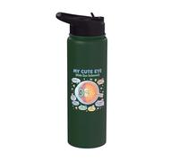 My Cute Eye Anatomy Oftalmics Ciencia de la visión humana Stainless Steel Insulated Water Bottle