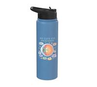 My Cute Eye Anatomy Oftalmics Ciencia de la visión humana Stainless Steel Insulated Water Bottle