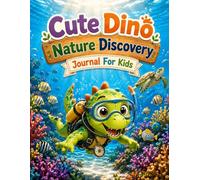 My Dino Nature Journal: Adventure Log Book for Curious Boys and Girls For Keep Track of Weather, Temperature, Outdoor Discoveries, and Sketches, 110 Pages, 8.5 x 11 Inches