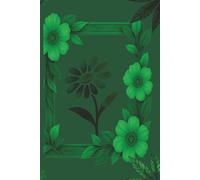 My love Journey: Floral Notebook • Wide Ruled • 6 x 9 • 100 Pages • Elegant Green Wildflower Design • Standard Interior