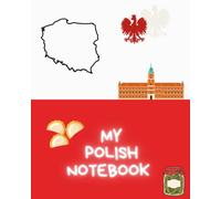 My Polish Notebook | 8x10 lined 100 pages | language lesson notes study journal learning Polish travel notes | getitdone notebook