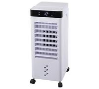 MY WAVE Climatizador Evaporativo Portátil 7L | Enfriador de Aire Silencioso con 2 Bloques de Hielo Incluidos, Mando a Distancia, Temporizador 12H, 3 Velocidades, Oscilación, Bajo Consumo