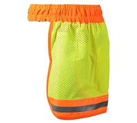 MYBOON Casco de Seguridad Casco Funda para el Cuello Protector Solar Rayas Reflectantes Neón Alta Visibilidad Elástico Malla Transpirable Escudo Protector Solar para el Cuello Amarillo