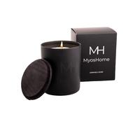 Myoshome - Velas Aromáticas, Vela Aromática Grande de Cera Vegetal 100% Natural, Sin Parafina ni Aceite de Palma, Mecha de Algodón, 50h Duración, Velas Decorativas de Soja, 230 gr. (Jazmín Y Rosas)