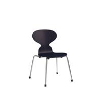 Fritz Hansen Silla infantil Myran Midnight blue fresno pintado-cromo