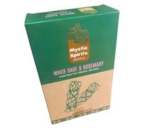 Mystic Spirits Sahumerios Artesanales - Surtido 12 Cajitas x 8 Varillas (96 palitos) - Salvia Blanca, Palo Santo y Lavanda - Larga Duración, Hecho a Mano en India