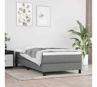 mzdioop Colchón de muelles ensacados medianos gris oscuro 120 x 190 x 20 cm tejido con núcleo de espuma fría y funda transpirable para cama individual y doble con apoyo elástico puntual y comodidad