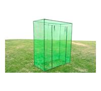 mzdioop Invernadero con marco de acero PVC 170 x 80 x 200 cm, protección contra heladas para balcón, terraza, bancal alto con ventilación y puerta enrollable, resistente a los rayos UV