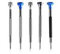 MZMZM Nuevo Juego de Destornilladores for Reloj de precisión, Destornilladores de Mano de una Sola Pieza Phillips de 0,5-3,0mm, 10 Uds.(C)