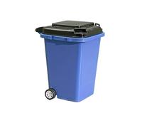 MZSKLW Cubo de Basura de Mesa Mini papelera de escritorio portátil for oficina, soporte for bolígrafos, almacenamiento suministros, 1 ud(Bule)