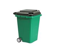 MZSKLW Cubo de Basura de Mesa Mini papelera de escritorio portátil for oficina, soporte for bolígrafos, almacenamiento suministros, 1 ud(Green)