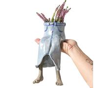 mzvoo Divertida Maceta con Patas Largas, Agujero De Drenaje Integrado. (C)