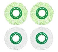 MZY LLC Paquete de 4 cabezales de fregona de repuesto para fregona Libman Tornado Spin Mop reutilizable para Libman Tornado Spin Mop Recambio para Libman Tornado Mopa de 14 pulgadas, repuesto de
