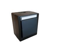 N&L Interruptor de encendido/apagado - IP55 - resistente al agua - con campo de rotulación - 230 V/10 A - Ideal para sótano, garaje y jardín - Fabricado en Alemania - Negro