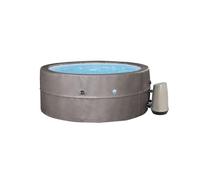 N NETSPA - SPA - Vita Premium - SP-VIP160C - Inflable - 6 plazas (4 Adultos + 2 niños) - Lona de protección - Calentador - 1100 L - Manta de Piel Premium