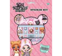 NA!NA!NA! 620148 Surprise Stickerset - Pegatinas brillantes con motivos de las lindas NaNaNa Girls en 3 hojas de pegatinas