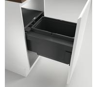 NABER 8012310 - Contenedores de residuos de 22 litros, COX® BASE 360 S/400-1, color antracita, altura 360 mm