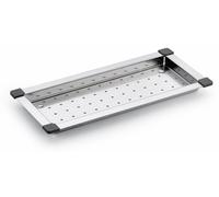 Naber, escurreplatos pequeño, dimensiones: 433 x 196 mm. Fregadero de acero inoxidable para encastrar