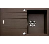 NABER Fregadero ANGOLA 100 para café espresso, con grifo giratorio cromado / Fregadero de encimera / Ancho de mueble de 45 cm