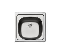 Naber, lavabo empotrado estándar S2, acero inoxidable