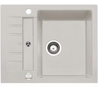 Naber, lavabo empotrado modelo Corto 615, para mueble de 50 cm de ancho, color granito magnolia, referencia 1106085