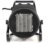 NAC Calefactor Ceramico Electrico 2000W - Calentador Electrico con 3 Niveles de Calefacción - Calefactor Portatil Industrial con Termostato, Cañon de Calor - Heater Electric para Garaje Taller Obra