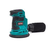 NAC NEW AMERICAN CONCEPT Lijadora Excéntrica 125mm - Lijadora con Sistema de Extracción de Polvo - Lijadora para Madera - Lijadora a Batería - Sin Baterías ni Cargador