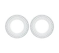 Nachtmann Platos Bossa Nova 27 cm, cristal transparente, 2 unidades
