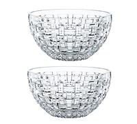 Nachtmann Bossa Nova 102253 - Juego de 2 cuencos redondos de cristal, diámetro de 15 cm, transparente