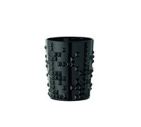 Nachtmann Spiegelau Vaso de Cristal, Punk, Vidrio, Negro, 10.1 x 9 x 9 cm