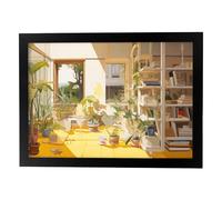Nacnic Conjunto De Plantas Lamina Amarillo Interior E tico Poster Beige