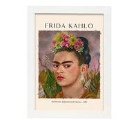 Nacnic Lámina poster de Dedicado al Dr. Eloesser Cuadros decorativos para tu salón, hogar. Estampados de arte de pared. Impresiones de pared estética inspiradas en Frida Kahlo A4 con marcos blancos