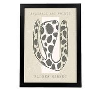 Nacnic Lámina poster de Manchado Cuadros decorativos para tu salón, dormitorio, hogar. Estampados de arte de pared. Impresiones de pared estética inspiradas en A3 con marcos negros